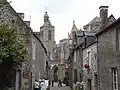 Calle Ceinte con la catedral al fondo.