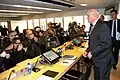 Rueda de prensa del Banco Sabadell por la adquisición de Banco CAM