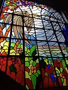 Vitral con ave