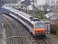 Trenes nocturnos de la SNCF en Luxemburgo.
