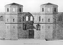 Reconstrucción de la Puerta de Hierro del siglo V