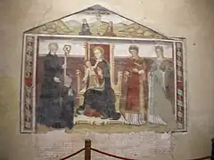 La Madonna della Pera (fin Quattrocento - inicio Cinquecento), de Secondo Delbosco di Poirino y su taller