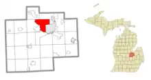 Mapa de Saginaw