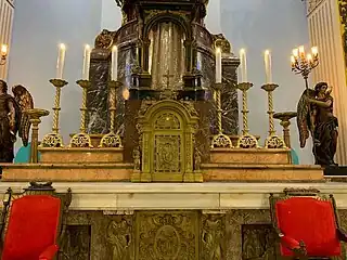Vista sagrario y del antiguo altar mayor