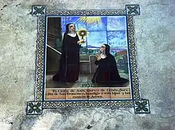 Clara de Asís en la iglesia de san Francisco de Asís en Coyoacan,  MéxicoDF.