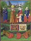 Santa Ana y las Las tres Marías, Jean Fouquet