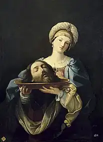 Salomé con la Cabeza del Bautista (1761), Copia de Guido Reni, Real Academia de Bellas Artes de San Fernando.