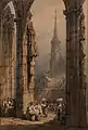 El portal de la catedral de Ulm, 1823