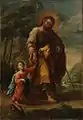 San José y el niño Jesús.