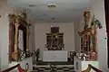 Interior Ermita de San Juan en San Mamés de Campos.