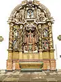 Retablo de la Virgen de la O en San Paio de Antealtares. Siglo XVII.