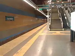El andén vacío