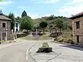 Pilón, fuente de "El Buen Gobernador" e iglesia