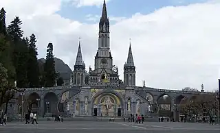 Basílica del Rosario, Lourdes, 1902