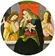 Sandro Botticelli - Mary with the Child, John the Baptist and an angel