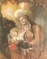 Santa Ana y la Virgen Niña por Antonio Salas
