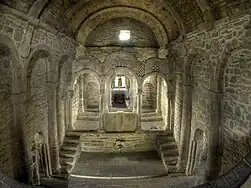 Interior de la iglesia de Santa Cristina de Lena, 852 (Lena)
