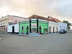 Vista de la ciudad de Santo Tomé (un comercio)