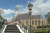Schipluiden, la iglesia de la calle