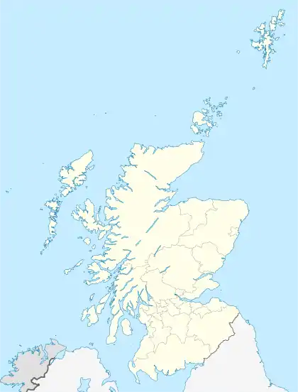 Inveraray ubicada en Escocia