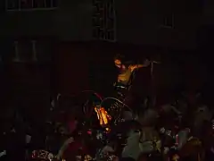 Procesión nocturna.