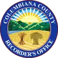 Sello de armas del Registrador del Condado de Columbiana