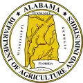Sello de armas del Departamento de Agricultura e Industrias de Alabama