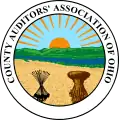 Sello de armas de la Asociación de Auditores del Condado de Ohio