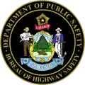 Sello de armas de la Oficina de Seguridad de Carreteras de Maine