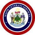 Sello de armas de la Oficina de Servicios para Veteranos de Maine