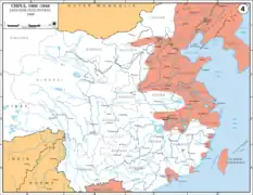 Ocupación japonesa de China y resistencia, 1944.