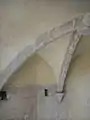 Bóveda de crucería interior de la torre del Botxí