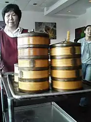 Carrito de Dim sums en Chicago, 2006