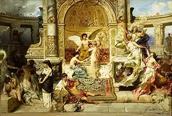 Cortina en el Teatro Juliusz Słowacki en Cracovia