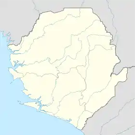 Bintumani ubicada en Sierra Leona