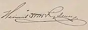 Firma de Enrique XVIII