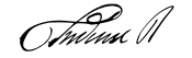 Firma de Federico VI de Dinamarca