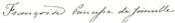 Firma de Francisca de Brasil