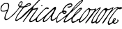 Firma de Ulrica Leonor I de Suecia