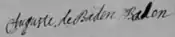 Firma de Augusta de Baden-Baden