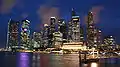 Parte sur de Downtown Core, dominada por edificios de oficinas en Raffles Place y Shenton Way.
