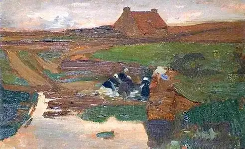 Lavanderas en Bretaña