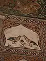 Ejemplo de los frescos de los baños