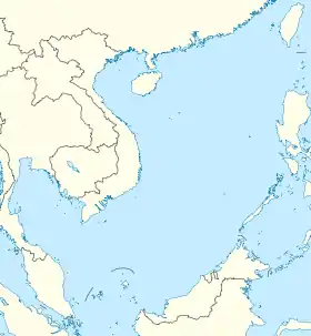 Taiping ubicada en Mar de la China Meridional