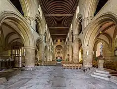 Nave de la Southwell Minster (1108-1158);