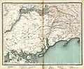 Mapa histórico de la región (1948).