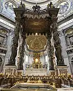 Baldaquino de San Pedro, de Bernini (1624-1633)