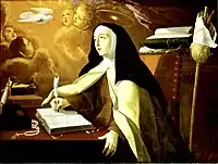 Santa Teresa de Ávila inspirada por el Espíritu Santo, Museu Nacional de Arte Antiga