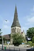 Iglesia de St Stephen's (1851-1852), Tonbridge, Kent, torre de 1853