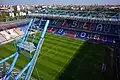 Vista aérea del estadio.